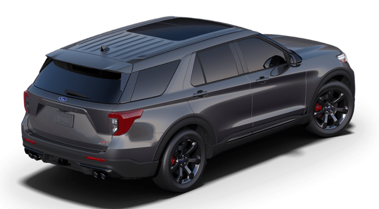 21 Ford Explorer St Carbonized Gray 3 0l Ecoboost V6 Engine With Auto Start Stop Technology Grogan Ford Lincoln